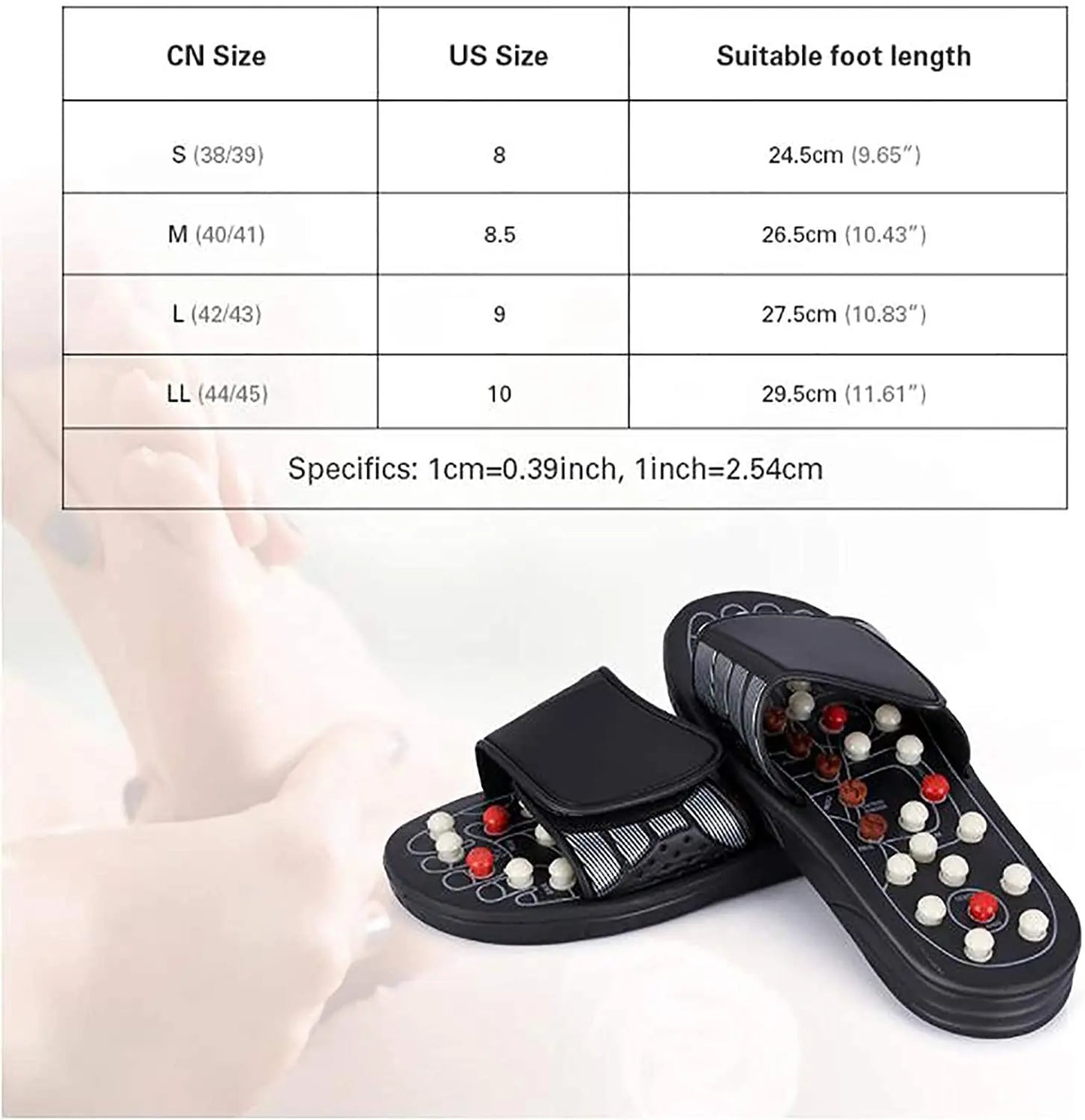 Acupressure Massage Slippers, Foot Massager for Foot Care Reflexology Sandals
