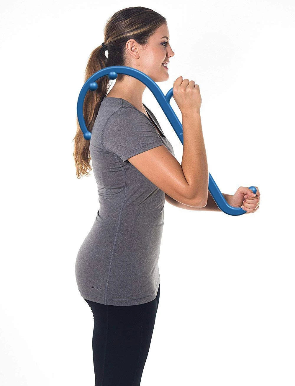 Back, Neck and Foot Neck Massager for Trigger Point Fibromyalgia Pain Relief and Self Massage Back Scratcher