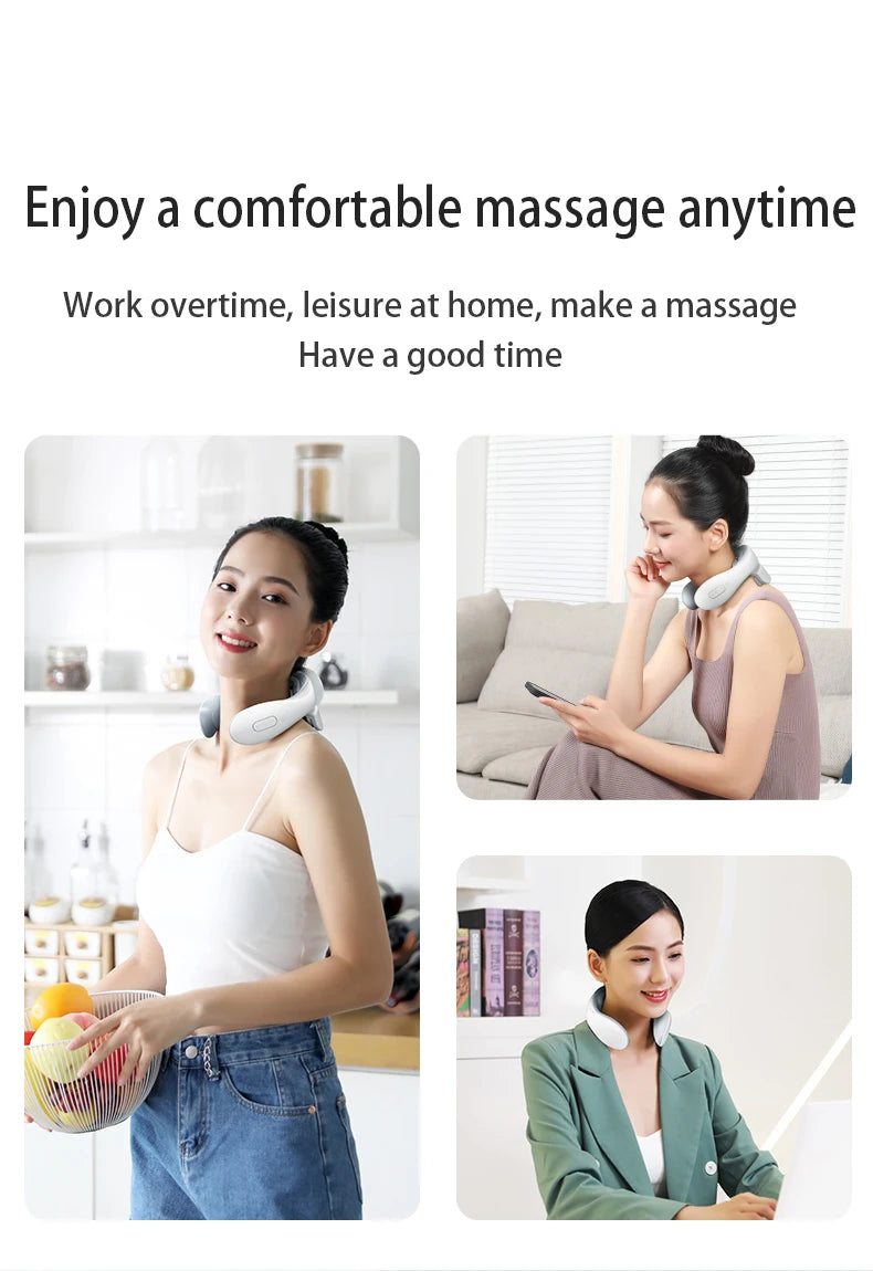 Smart Neck Massage Instrument Portable Shoulder Neck Massage Relieve Pain Muscle
