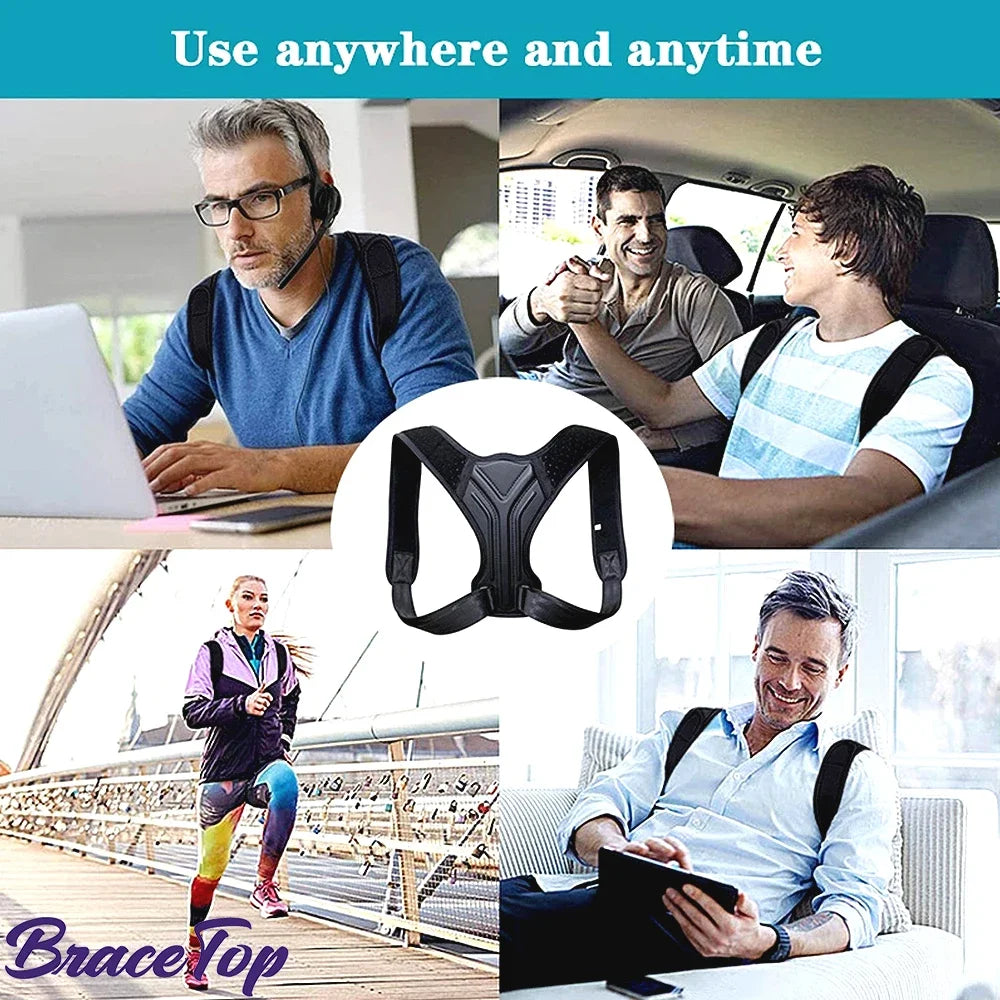 Adjustable Back Shoulder Posture Corrector Belt Clavicle Spine Support Reshape Your Body