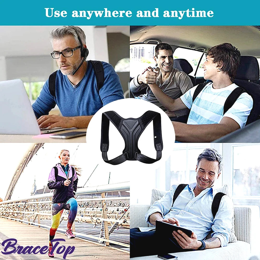 Adjustable Back Shoulder Posture Corrector Belt Clavicle Spine Support Reshape Your Body