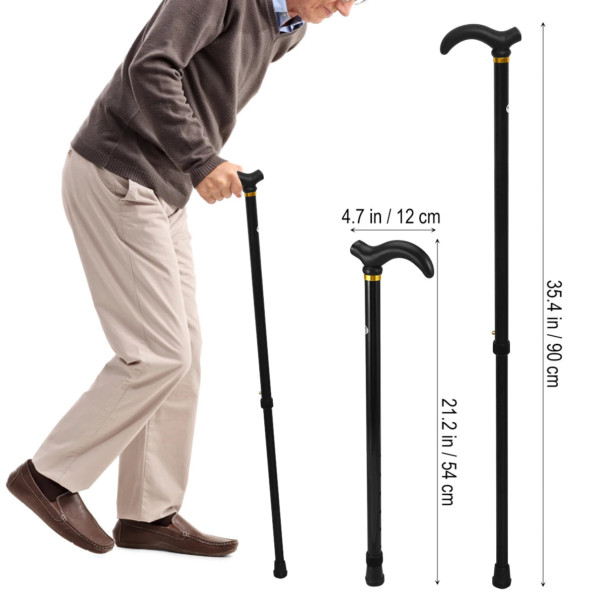 Adjustable Folding Walking Cane: Reliable Support for Every Step