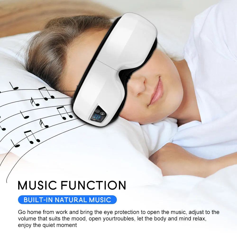 Eye Massager 6D Smart Airbag Vibration Bluetooth Eye Care Instrument