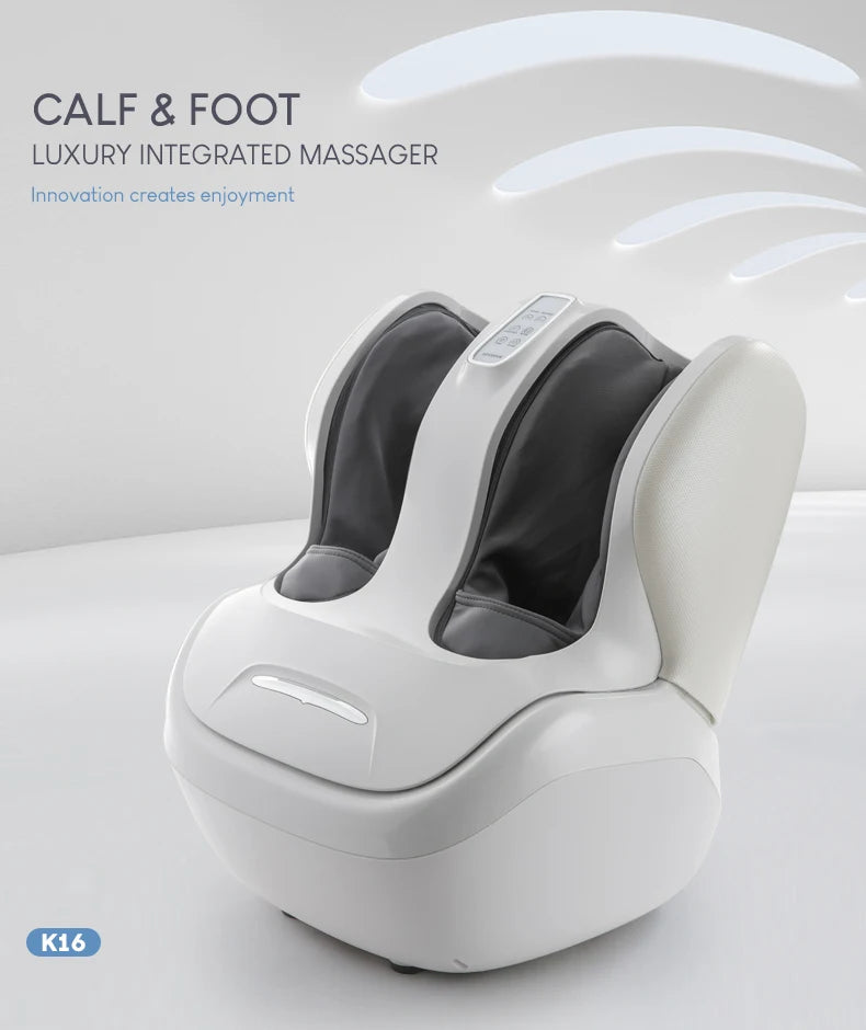 Electric Calf and Foot Massage Machine Vibration Shiatsu Air Compression Massager