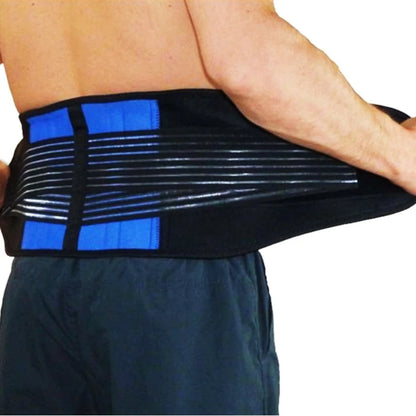 Adjustable Neoprene Double Pull Lumbar Support Lower Back Pain Relief Waist Band