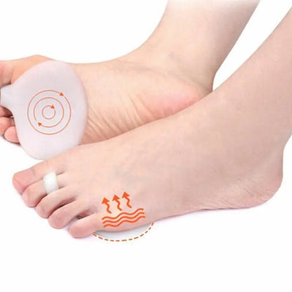 2Pcs Gel Pad For Sensitive Feet Silicone Gel Metatarsal Pads for Shoes Sore Foot Care