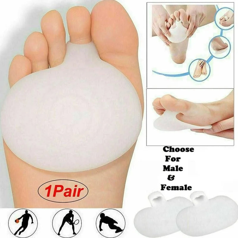 2Pcs Gel Pad For Sensitive Feet Silicone Gel Metatarsal Pads for Shoes Sore Foot Care