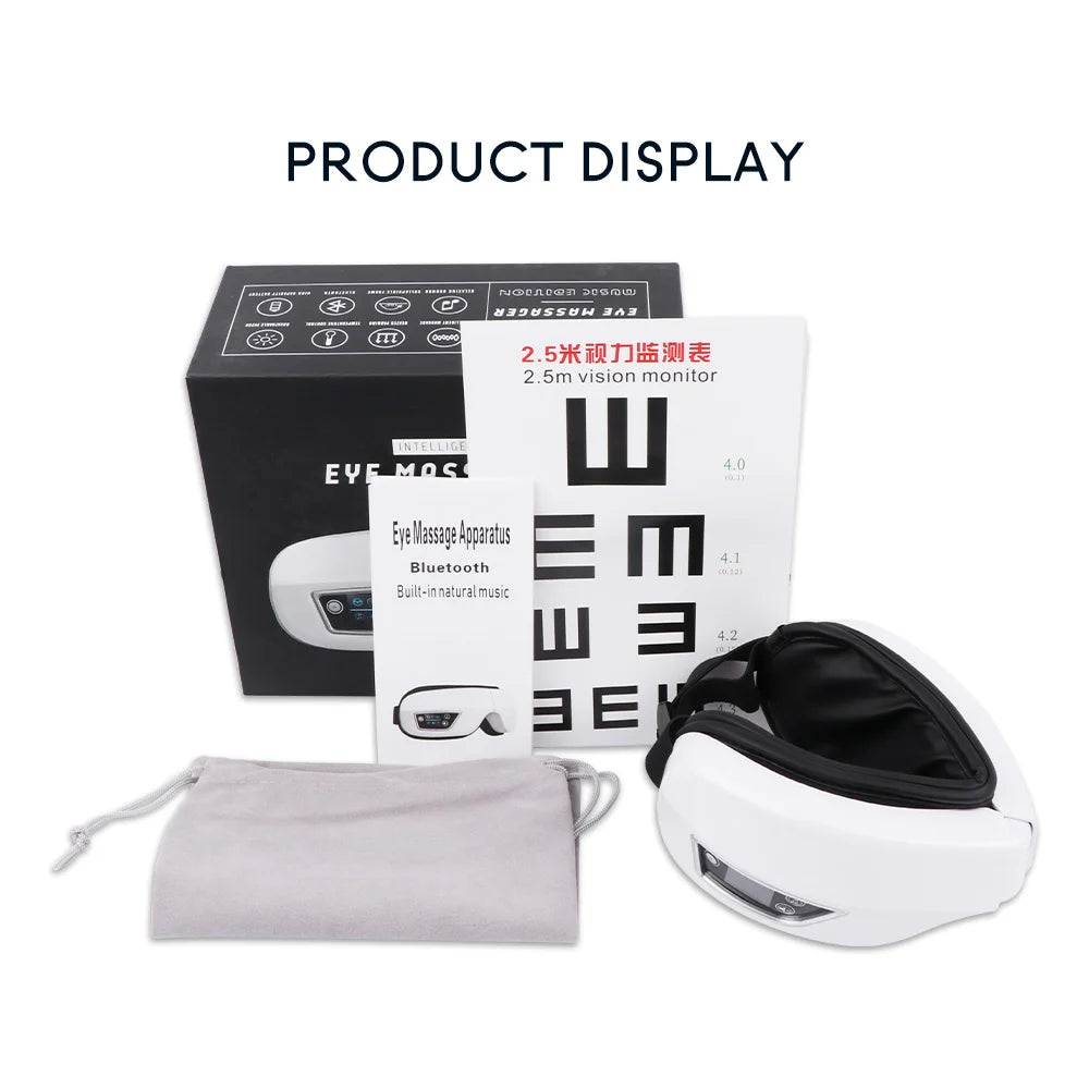 Eye Massager 6D Smart Airbag Vibration Bluetooth Eye Care Instrument