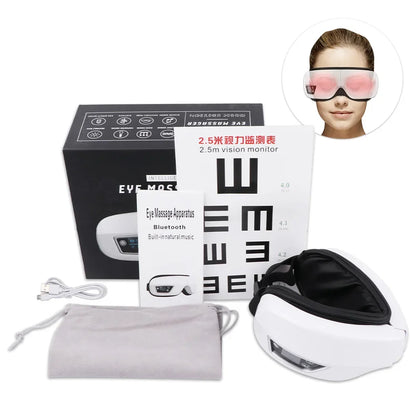 Eye Massager 6D Smart Airbag Vibration Bluetooth Eye Care Instrument