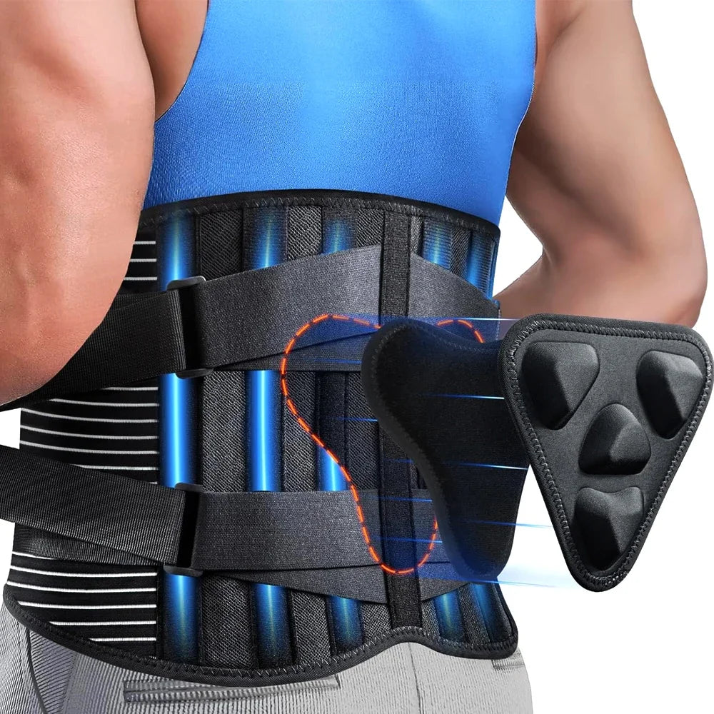 Back Brace for Lower Back Pain Relief, Lumbar Support for Herniated Disc, Sciatica, Scoliosis