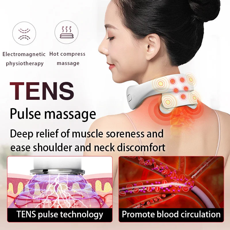 Smart Neck Massage Instrument Portable Shoulder Neck Massage Relieve Pain Muscle