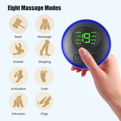 Mini Portable EMS Neck Massager – Instant Cervical Pain Relief & Shoulder Relaxation