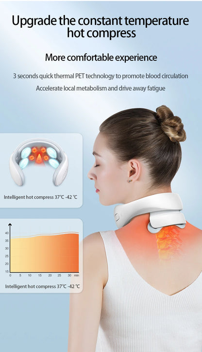 Smart Neck Massage Instrument Portable Shoulder Neck Massage Relieve Pain Muscle