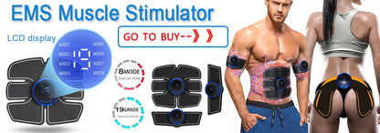 LCD Display EMS Neck Massage Electric Massager Portable Pain Relief and Muscle Stimulator