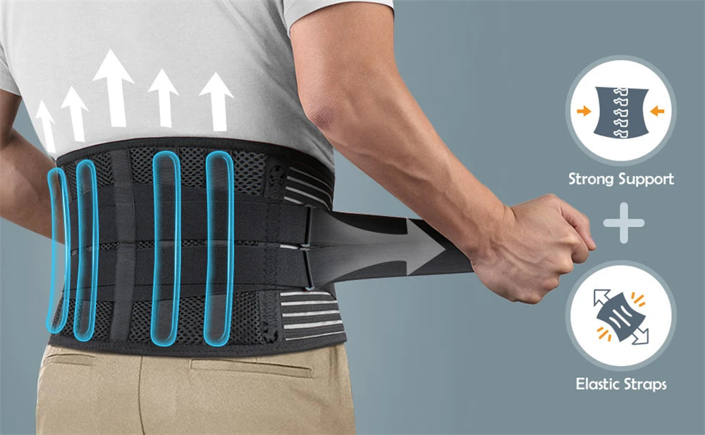 Back Brace for Lower Back Pain Lumbar Support for Heavy Lifting, Support Relief Sciatica, Herniated Disc