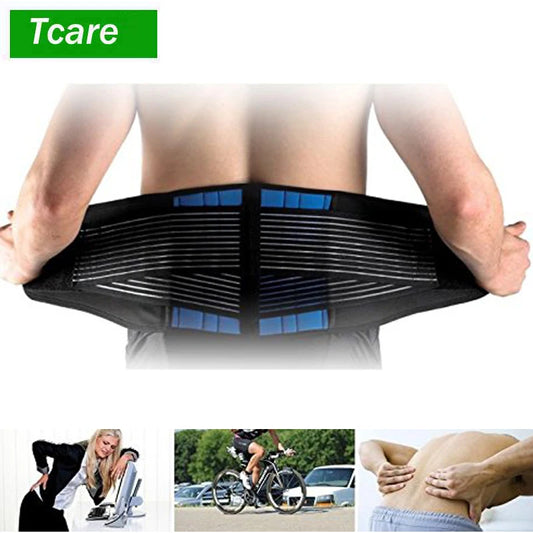 Adjustable Neoprene Double Pull Lumbar Support Lower Back Pain Relief Waist Band