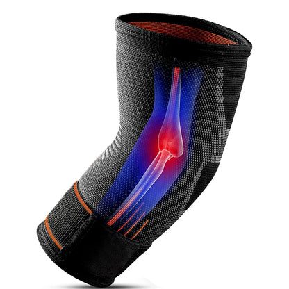 Fitness Elbow Brace Compression Support Sleeve for Tendonitis, Reduce Joint Pain