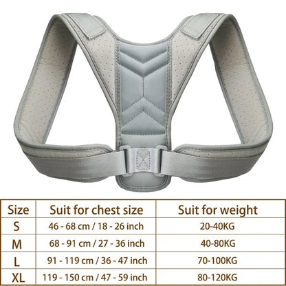 Adjustable Back Shoulder Posture Corrector Belt Spine Support, Reshape Your Body