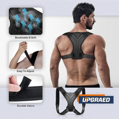 Adjustable Back Shoulder Posture Corrector Belt Clavicle Spine Support Reshape Your Body