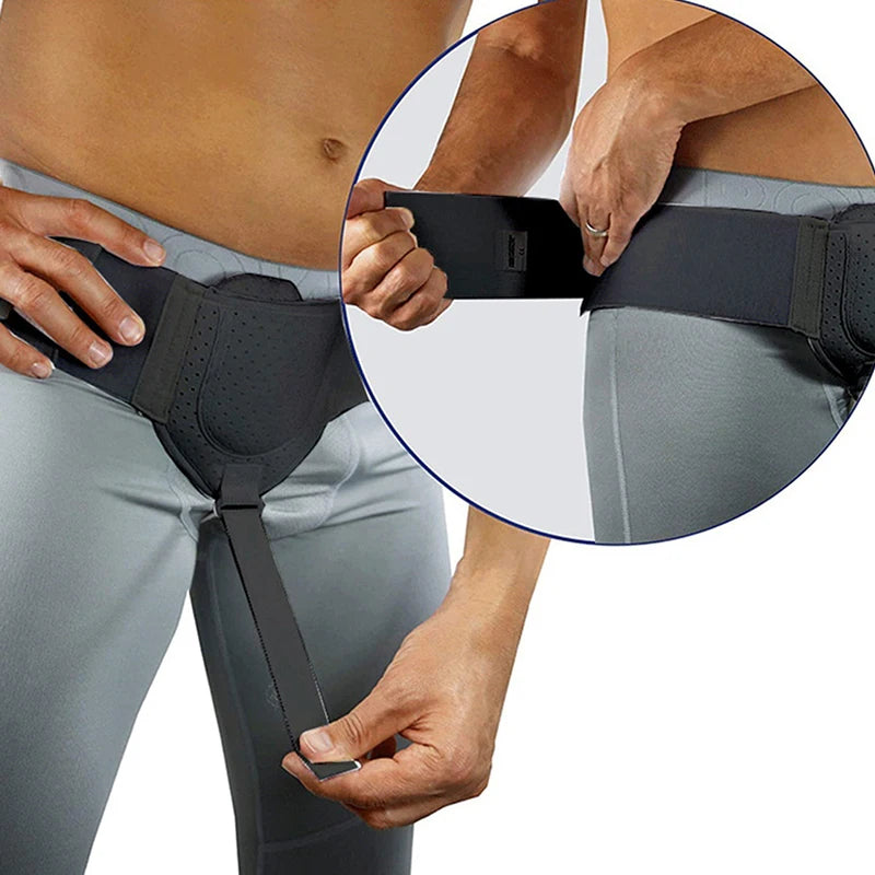 Hernia Belt Truss For Inguinal Sports Hernia Support Pain Relief Recovery Strap