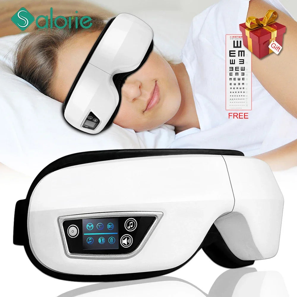 Eye Massager 6D Smart Airbag Vibration Bluetooth Eye Care Instrument