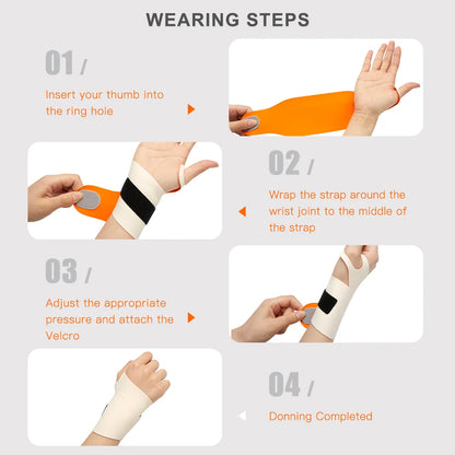 Wrist Support Splint Wrist Brace Protector Pain Relief Arthritis Carpal Tunnel Tendinitis Wristband