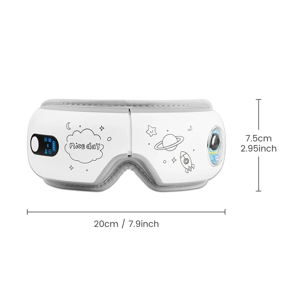 Eye Massager 6D Smart Airbag Vibration Bluetooth Eye Care Instrument