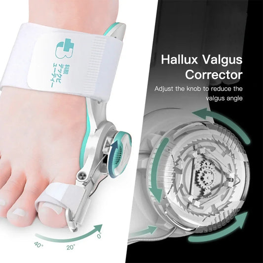 Big Toe Straightener Corrector Bunion Corrector Adjustable Toe Separator Orthopedic Brace Pain Relief