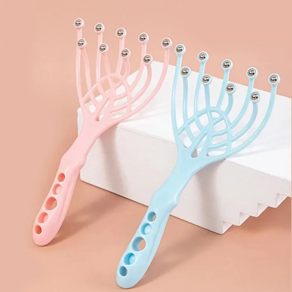 Nine-Claw Head Massager: Stress Relief & Relaxation