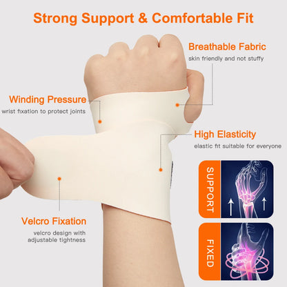 Wrist Support Splint Wrist Brace Protector Pain Relief Arthritis Carpal Tunnel Tendinitis Wristband