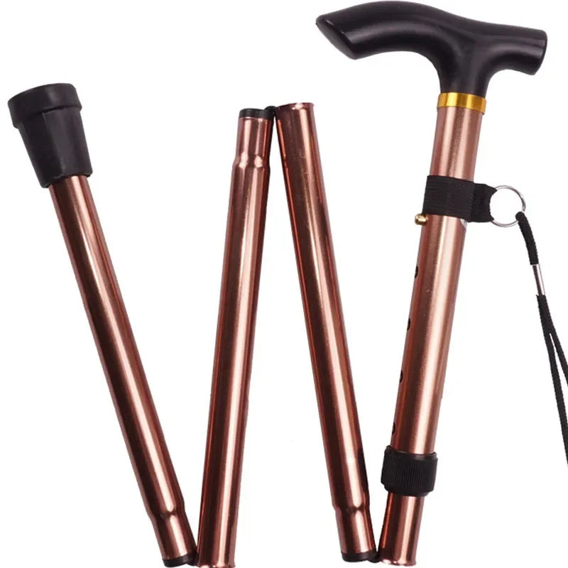 Multifunction Walking Stick Trekking Pole Telescopic Folding Hiking Stick Walking Cane